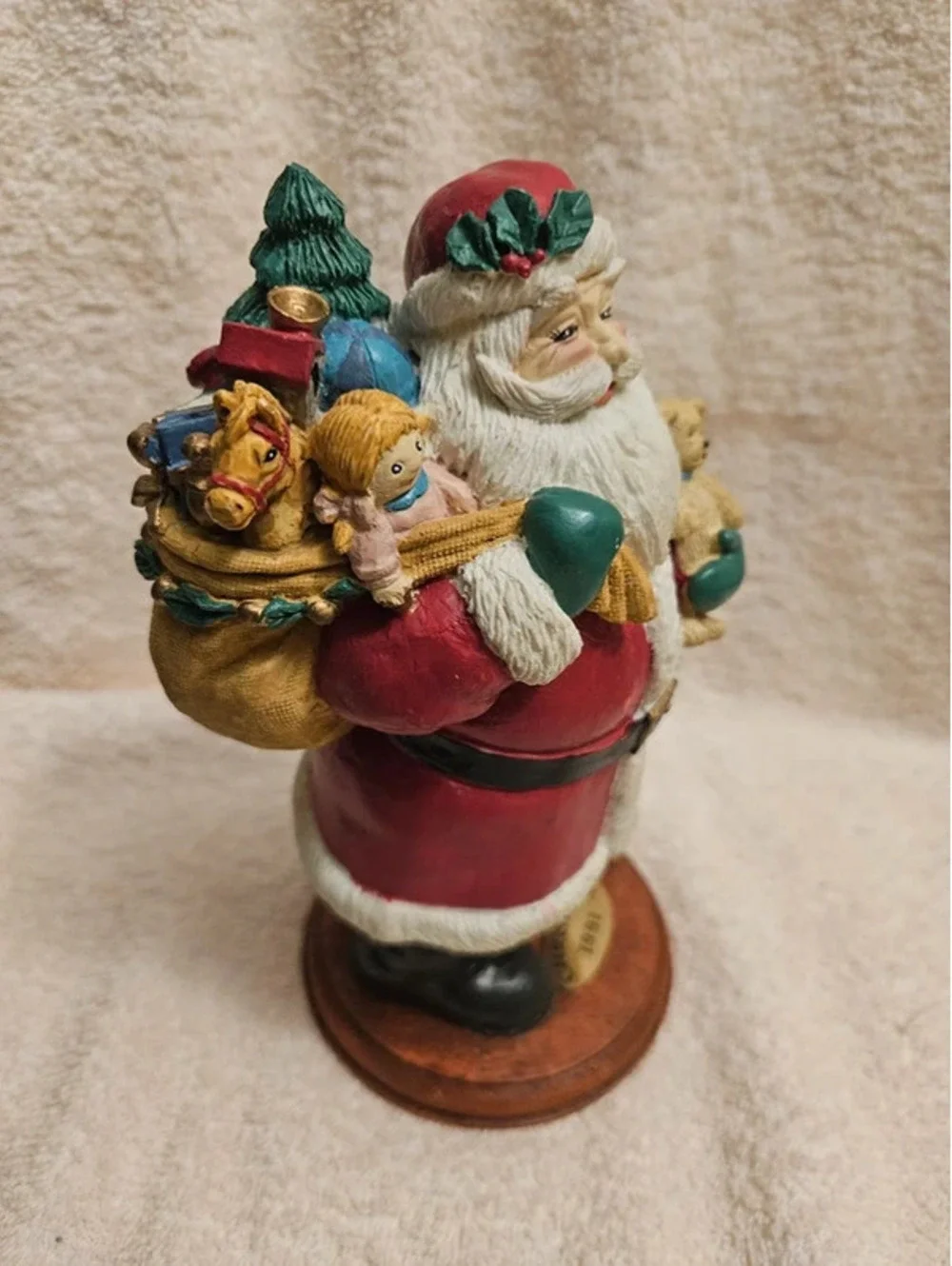 Vintage Hallmark Christmas Eve 1991 Santa Figurine Willitts Designs 8
